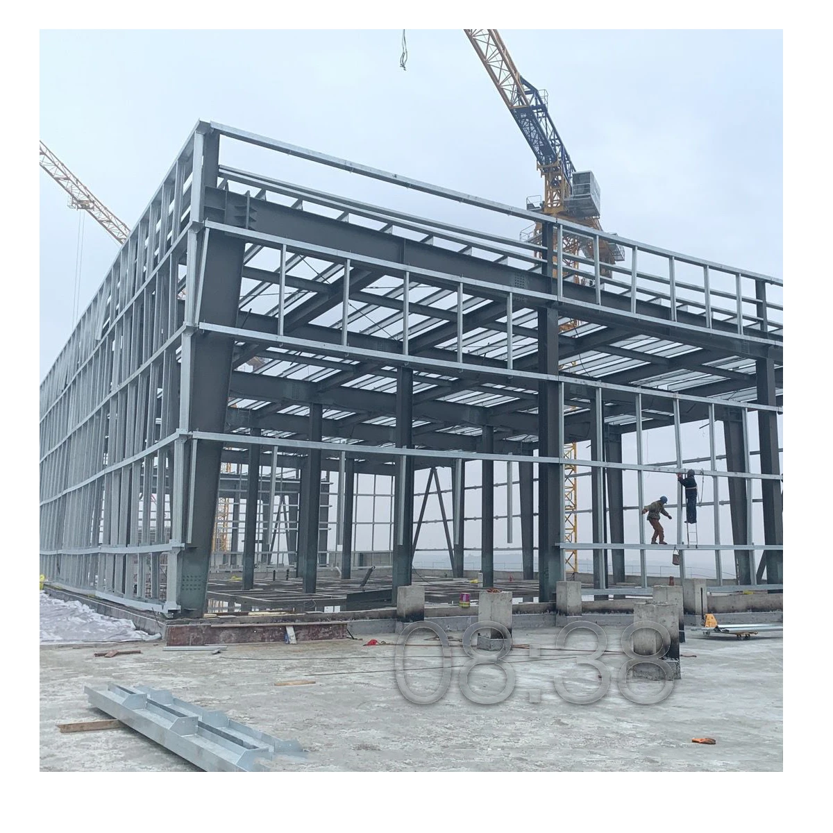 
large space equipment storehouse of steel structure 