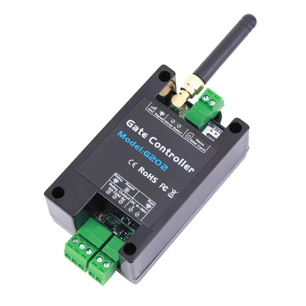 GSM G202 4G Control Switch Door Opener Relay Mobile Remote Access Control Controller