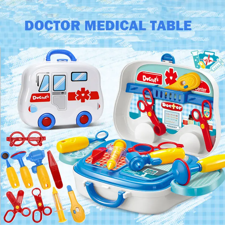 Most popular DIY pretend plsy simulation doctory indoor role play medicalk tool set doctor kit toys