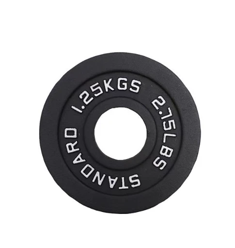 Custom Logo High Quality fitness equipment Standard Strength Training Iron Barbell Weight Discs