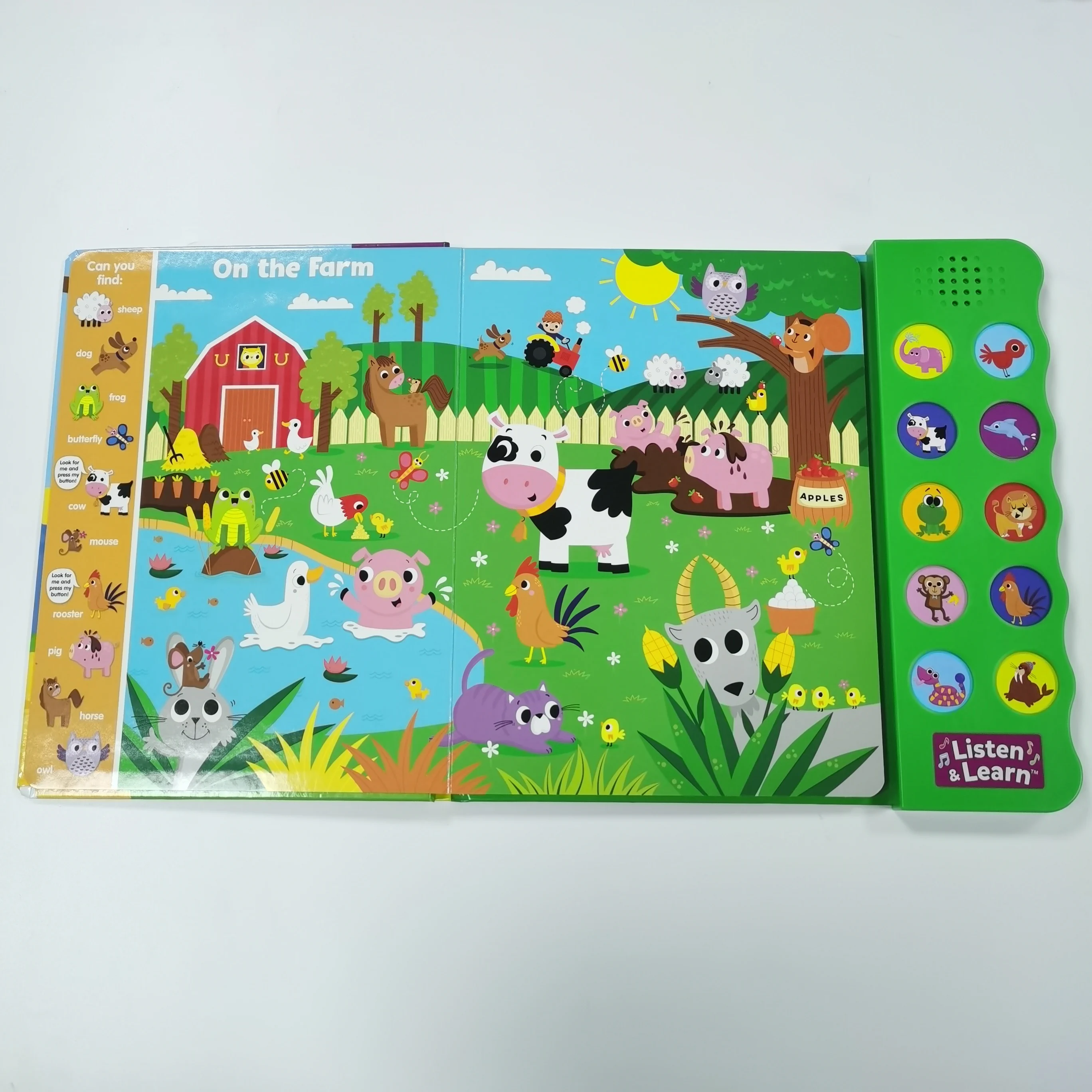 English Audio Books Custom Language Chinese Sound Music Book Children Books With Sound