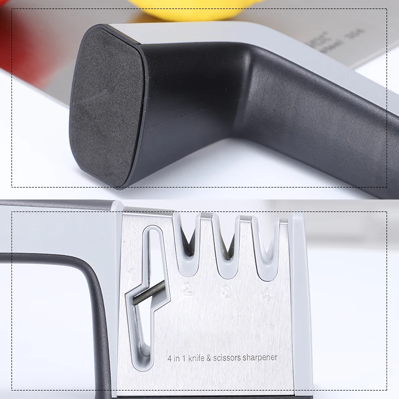 
Wholesale Profession Custom 3 Stages Kitchen Blade Knife Sharpener 