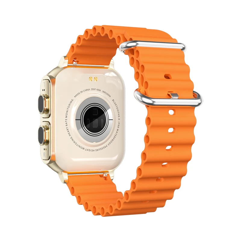 N22 Earphone smartwatch 1.96 inch wearable devices Calories Sleep heart rate BO BP monitor 2 in 1 headphone smart watch 2023