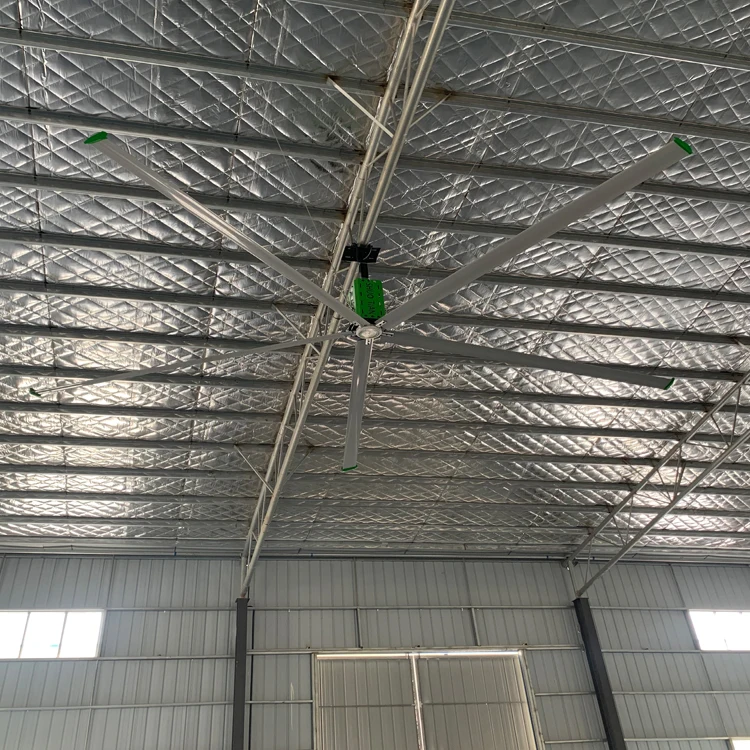 Big HVLS energy saving giant ceiling fans for industrial