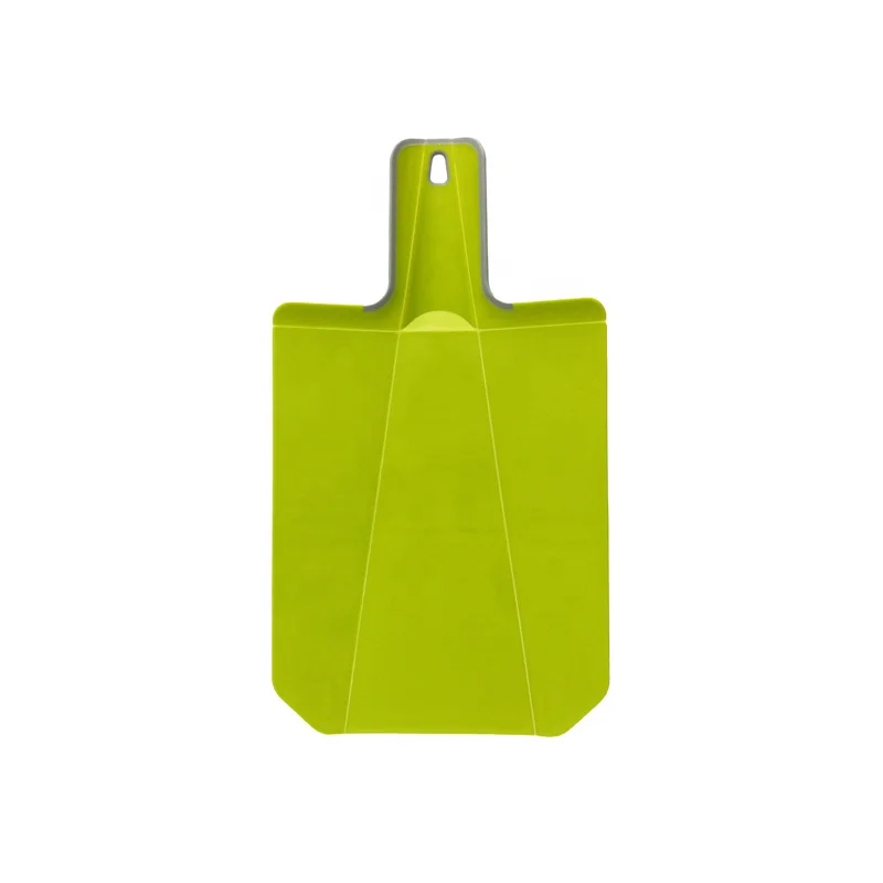 JOYWAVE Flexible Foldable Kitchen Serving Mat Folding Chopping Block Kitchen Plastic Cutting Board with Strainer