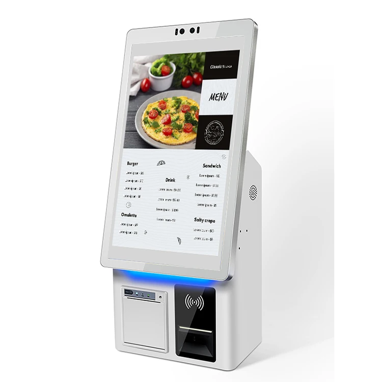 Crtly  Android Window Restaurant Tablet Ordering  Self Service Payment Kiosk Touch Screen Unattended Terminal Kiosk restaurant
