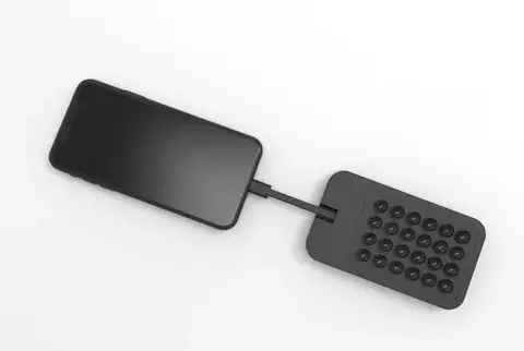 Hot product 2022 consumer electronics 6000mah mini innovative powerbank with suction cup for iPhone