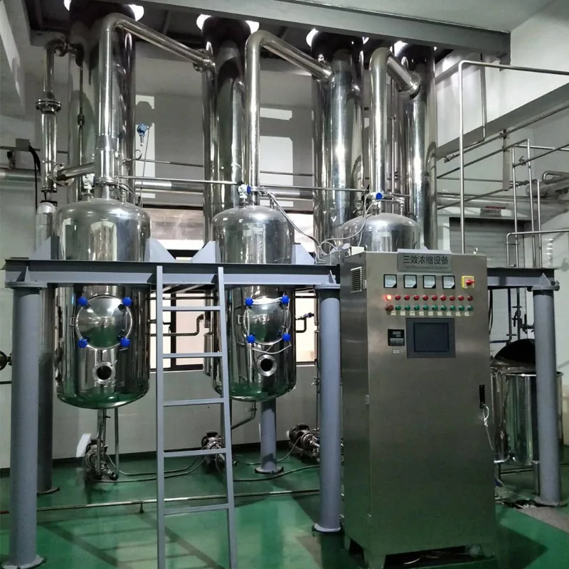 Hot Selling High Quality Industrial Triple Effect Falling Film Evaporator