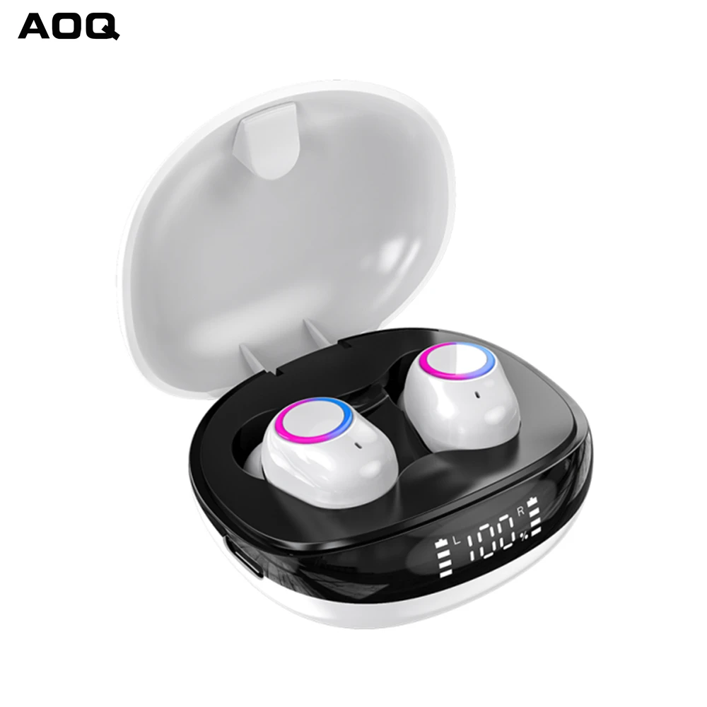 Hot Sales Audifonos F8 BT 5.2 TWS Wireless Earphone Metal Bass Stereo Waterproof Round LED Digital Display Earbuds Mobile Phone