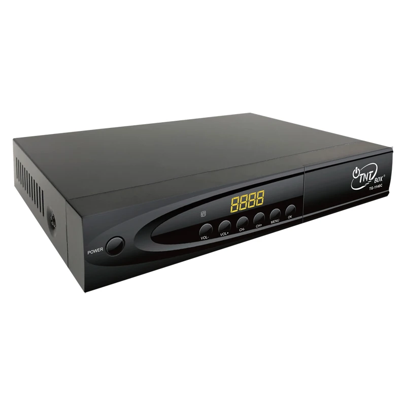 TNTBOX-TC-1140C Новый 2 4g беспроводной приемник fly dvb t2 pcmcia декодер производители Декодер каналов кабельного телевидения android tv box спутниковый