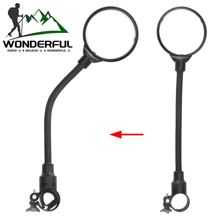 Hose Rearview Reflector Electric Motorcycle Abs Bicycle Accessories Adjustable Bike Safety Mirror