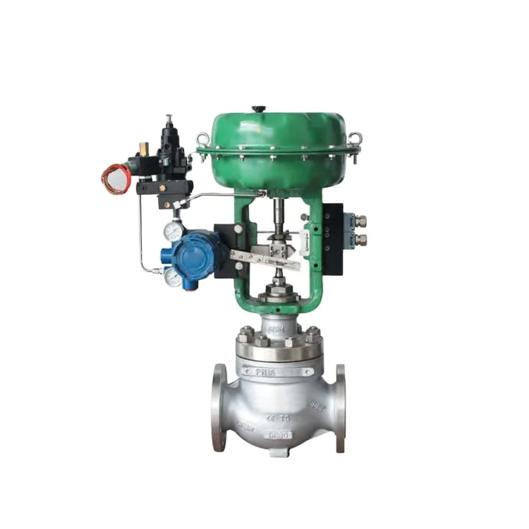COVNA Leak Proof Steam Valve With Positioner Diaphragm Pneumatic actuator Control Globe Valves Smart Valve Water Controller