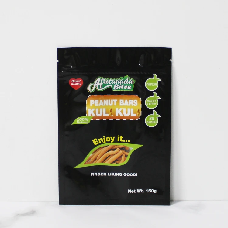 Insulated Zipper Bag 3 Side Sealing Low Moq Three Seal Sealed Flat Pouch Packaging With Window Digital Printed