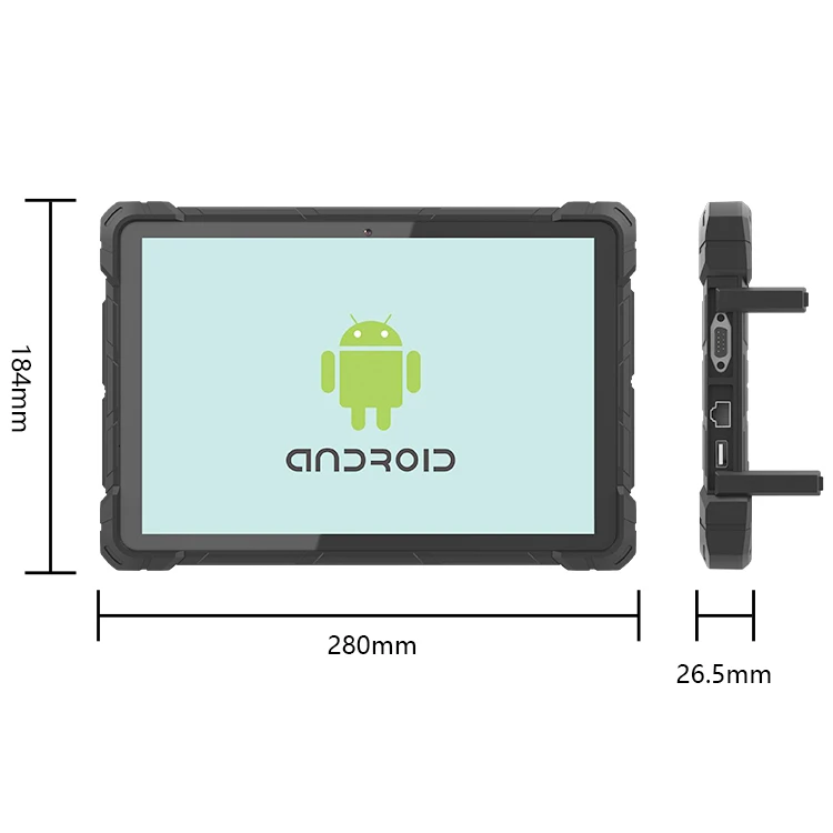 Дешевые 10 дюймов 4G GPS Windows10 4 Гб оперативной памяти, 64 Гб встроенной памяти, 2D сканер штрих-кода Прочный планшетный ПК