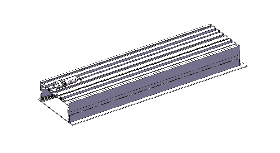 Office Hotel Shop Linear Led Lighting System  3000k 4000k 5000k 6000K Plastic Batten Linear Light