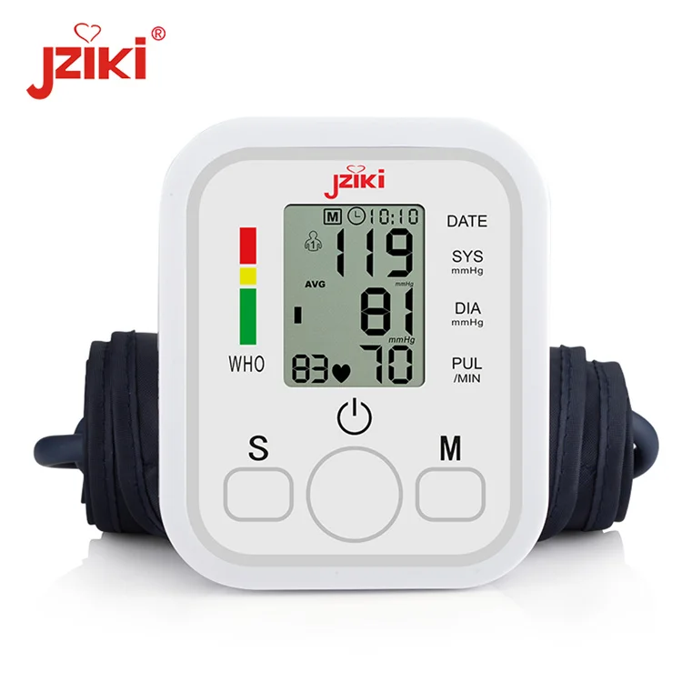 Medical English Voice Arm Digital Blood Pressure Monitor colorful backlight 2 Users * 99 Groups Record Heart Rate Pulse Monitor