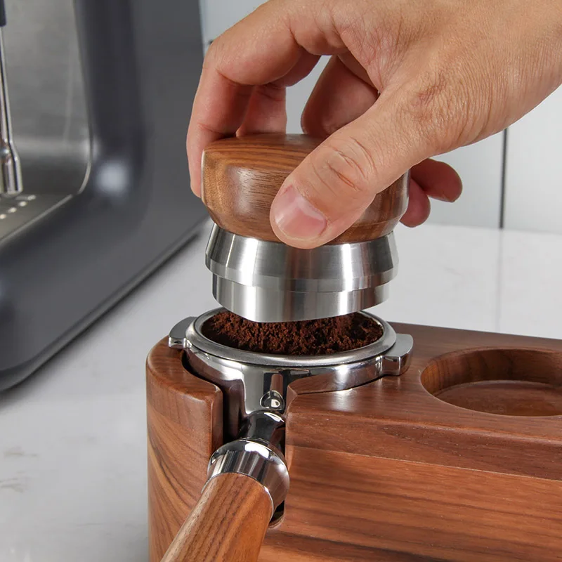 Регулируемый Темпер для кофе, двухголовочный распределительный инструмент, профессиональный пресс для кофе