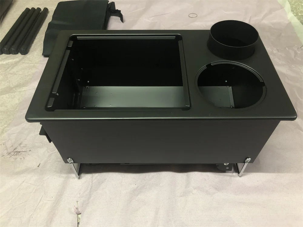 Jianyi KAMADO Stove Chimney Stove Fire Charcoal Wood Burning Camping Portable Fire Stand Stove with Grill Foldable BBQ Grill