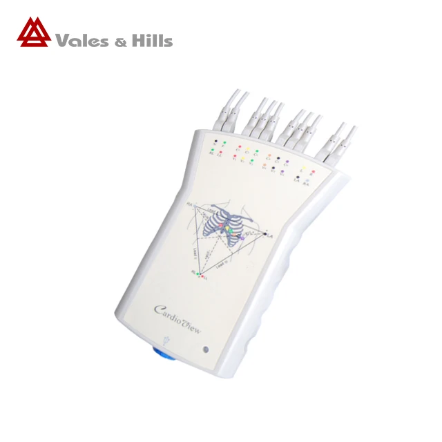12 lead resting ECG cables electrodes electrocardiogram machine price
