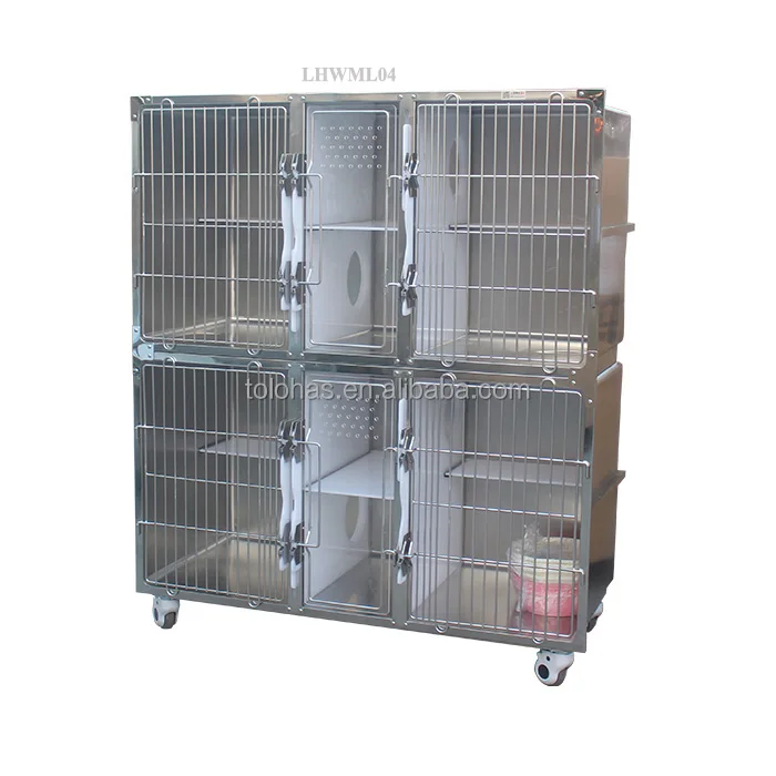 Customizable Pet Hospitalization Cage Good Quality Vet Hosapital Stainless Steel Animal Cages