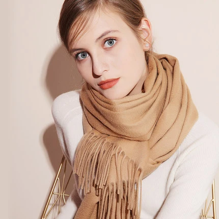 Wholesale Blanket Black Pashmina Scarves Custom Logo Women Winter Scarf White Cashmere Factory Fashion Scarfs For Acrylic
