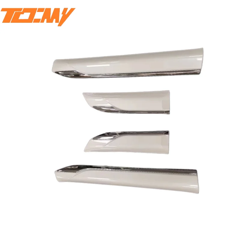 TDCMY Car body spoiler parts ABS chrome PP car side door line garnish For  2022 Toyota Land Cruiser LC300