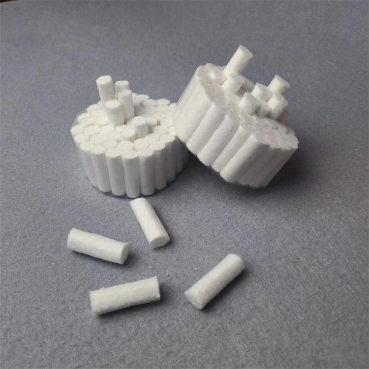 High Quality 8*38Mm 10*38Mm 12*38Mm Dental Consumables White Disposable Material Dental Cotton Roll