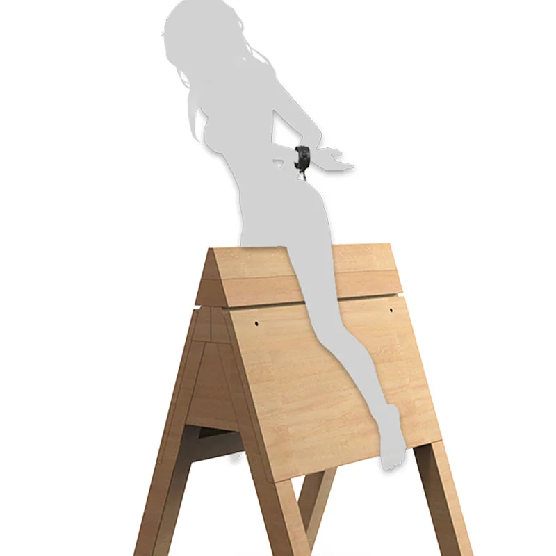 SM Spanish Donkey Sex Furniture Aid Stool Position Prop Erotic Game Dungeon Paly