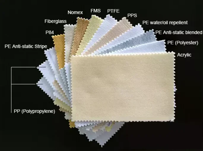 Thermostability Polyimide Needle Felt Media Breathable Non-woven Fabric Bag Filtter Nonwoven P84 Filter Cloth