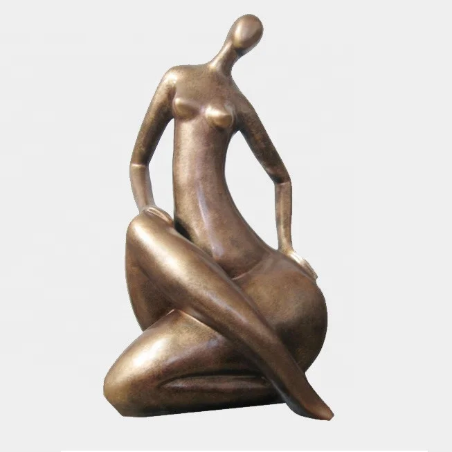 Gifts and crafts decorative ornaments desktop can be customized abstract female nude model statue sculpture.
