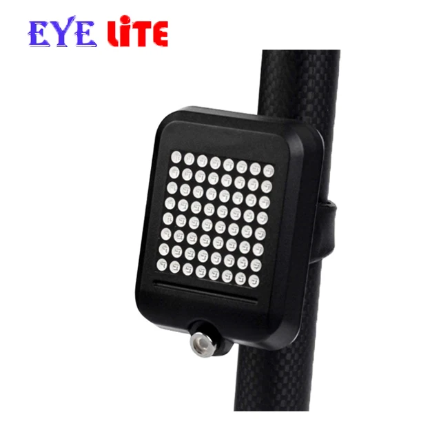 Bicycle accessory 64 LED Smart Turn signal Cycling rear lamp USB rechargeable brake back light Night Safety MTB bike tail light