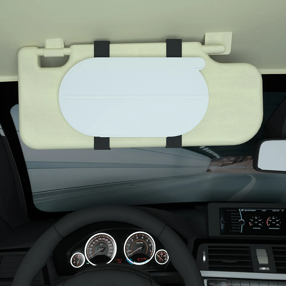 BM019 светодиодный светильник косметический солнцезащитный козырек для автомобиля косметический кожаный чехол зеркала Висячие для автомобиля с подсветкой