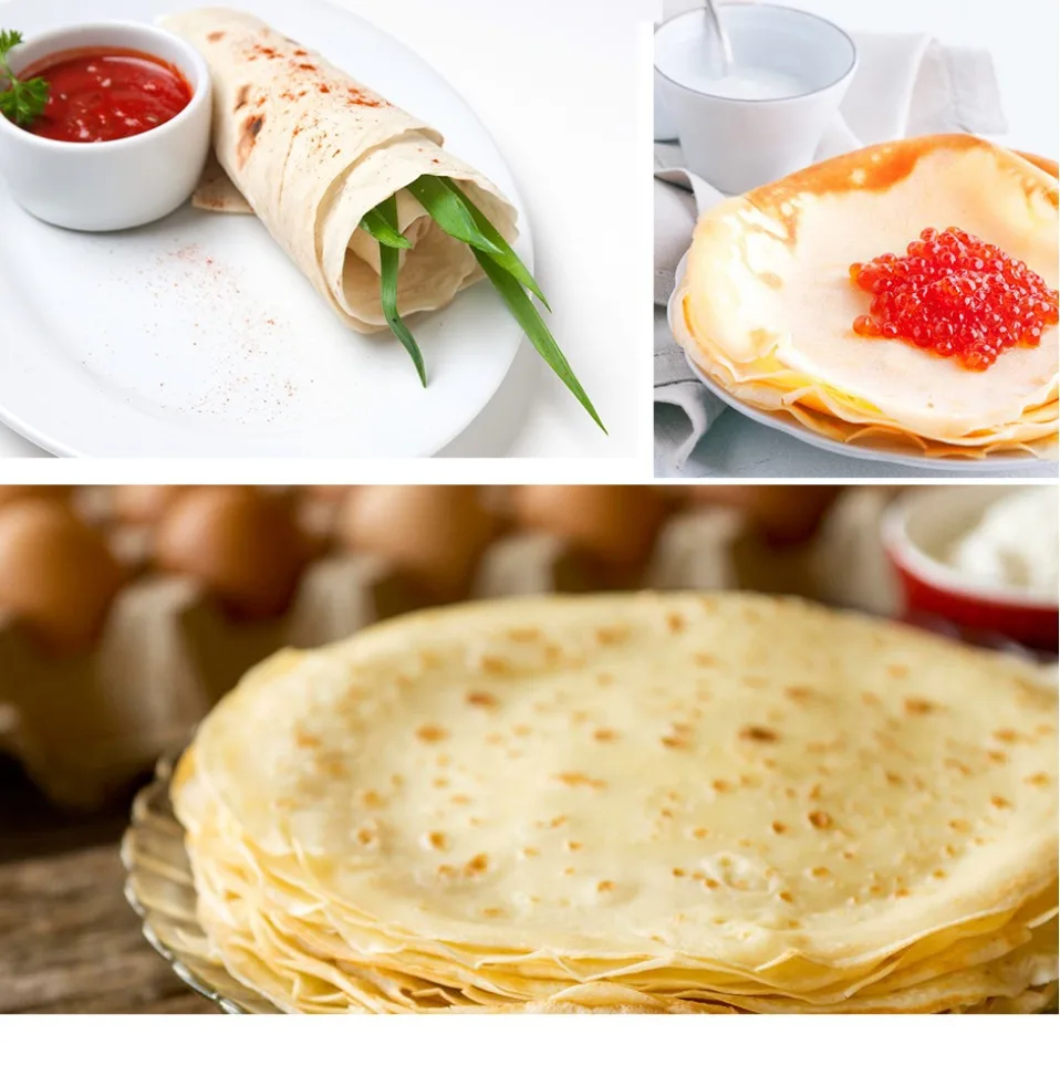 Electric Spring Roll Machine Household Smart Pancake Machine Non-Stick Pancakes Pans Teppanyaki 220V 1200W