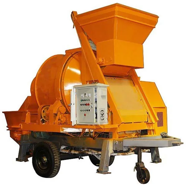 Jbt15 Small Self Loading Diesel Concrete Mixer Pump For Sale Concrete Pump With Mixer Portable Concrete Mixer And Pump