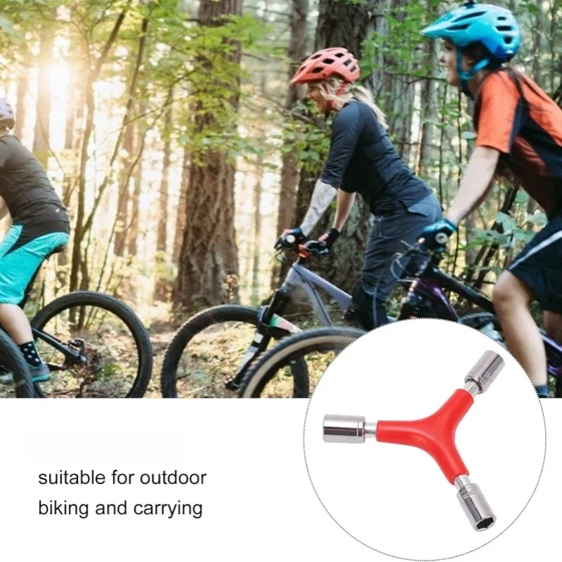 Bicycle portable hexagonal socket wrench bicycle triangular effortless wrench high hardness triangular hexagonal wrench