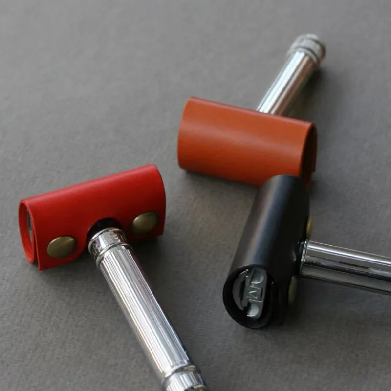 Leather Safety Razor Case Travel Type Razor Blade Protective Case Face Shaver Cover Guard