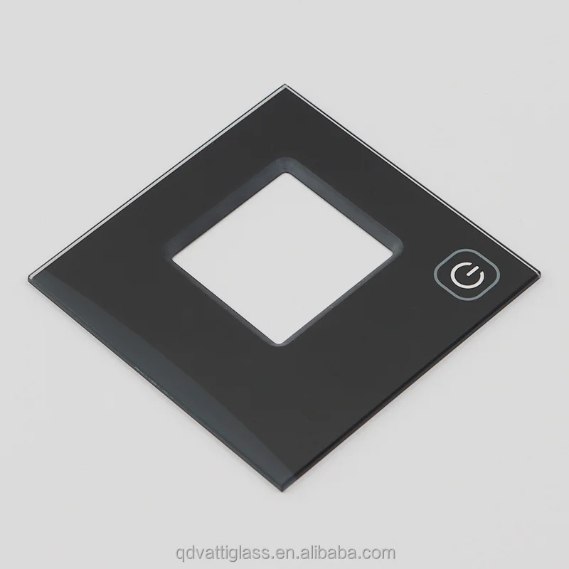 Пользовательский умный Wifi сенсорный настенный выключатель света стеклянная панель