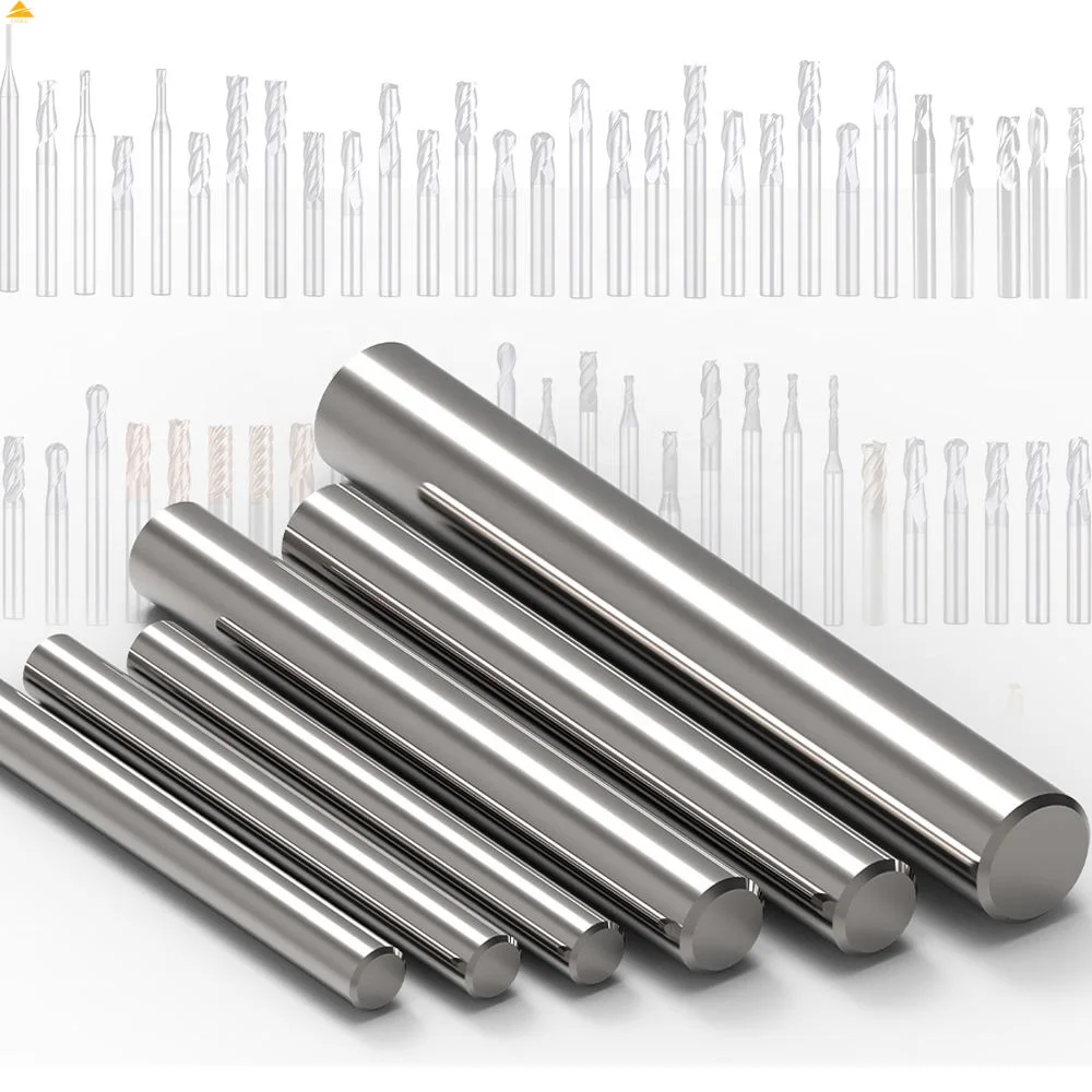 Long service life tungsten carbide flat pry bar carbide rods 6.5mm 2.25mm for cutting machines for carbide rods