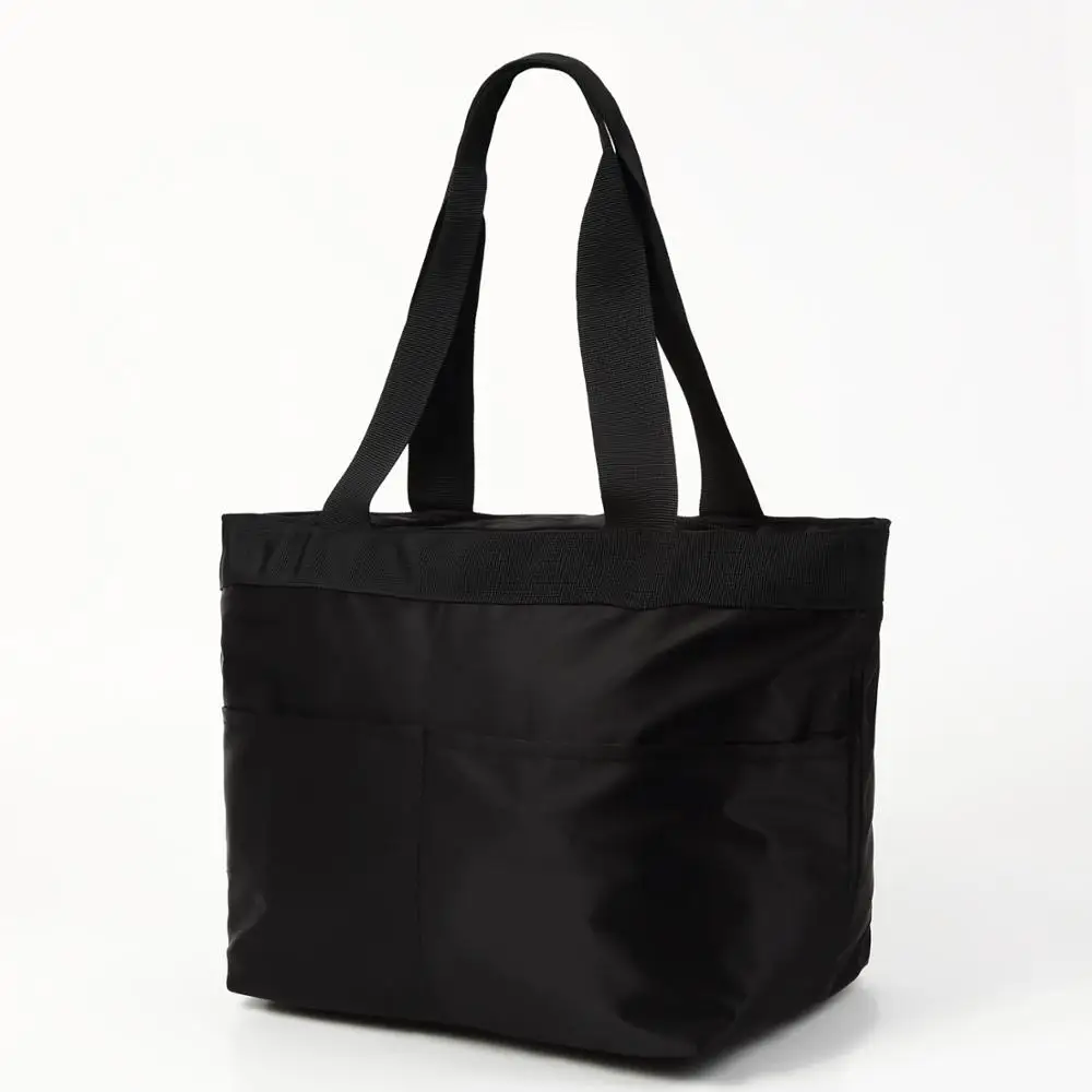 
Quality assured trendy plain large canvas tote bag handbag 