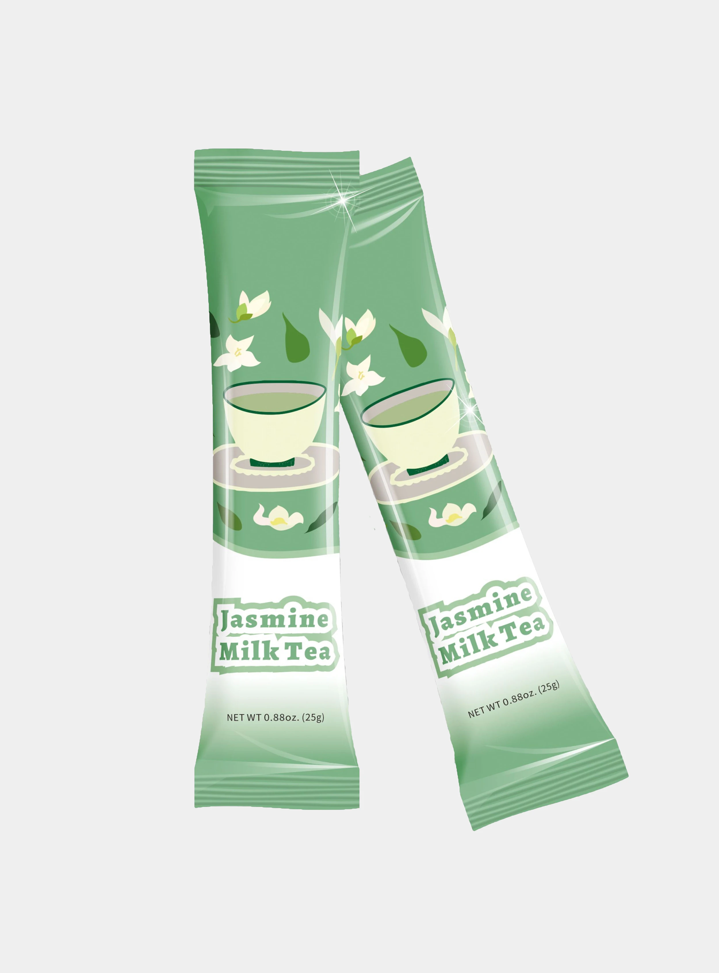 Instant Boba Matcha Bubble Milk Tea Powder PLA Straw