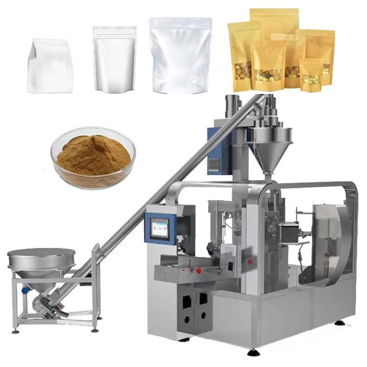 MR8-200RW Automatic Premade Stand Up Zipper Paper Bag 1kg flour packing machine