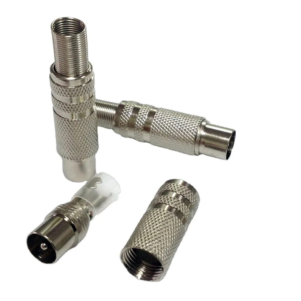 BNC Conector With Screw And Long Metal Boot