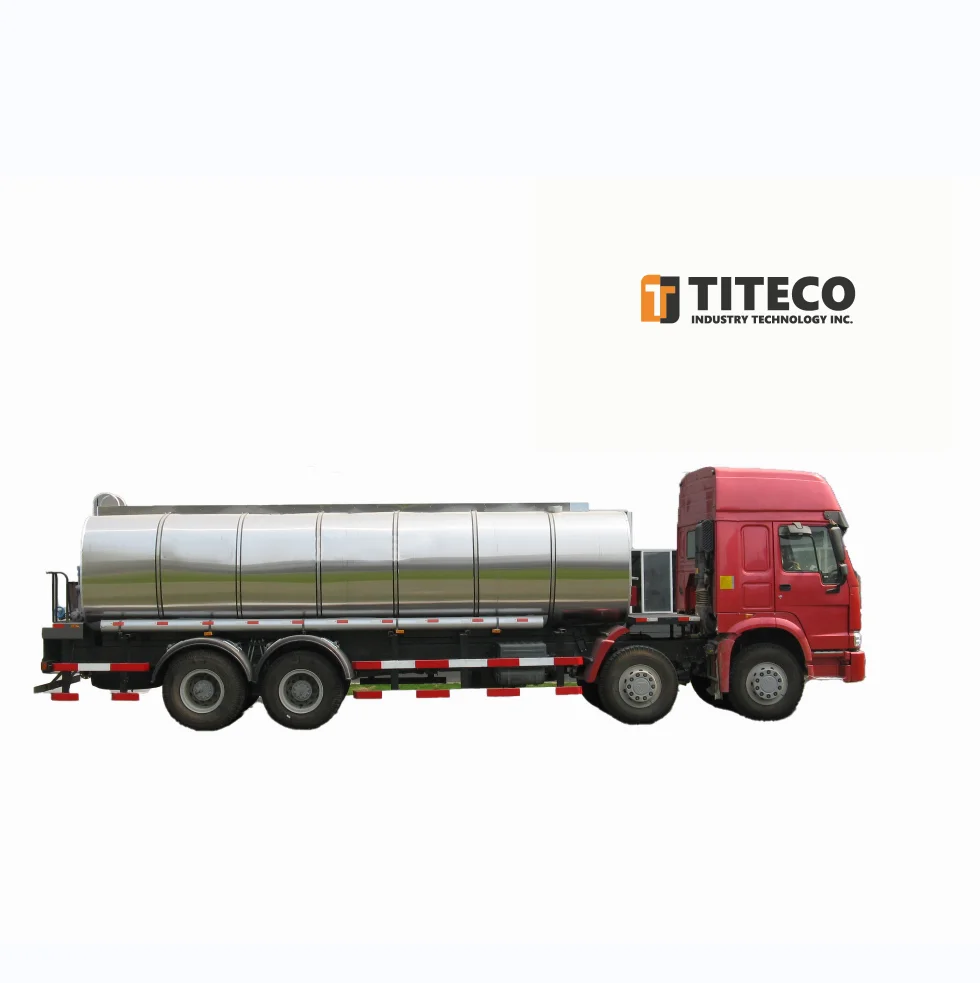 Trailer type Hot Asphalt Tank Bitumen Tanker Asphalt tanker truck for bitumen transportation