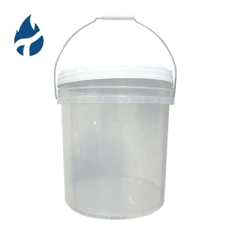 NBT 4 Gallon Plastic Storage Bucket Car Washing Tools Bucket Transparent Car Detailing Bucket For Car Cleaning