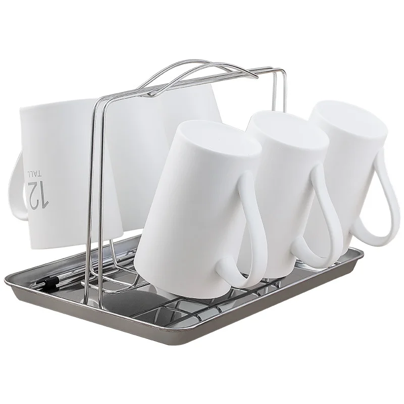 304 stainless steel beer cup and teacup storage rack