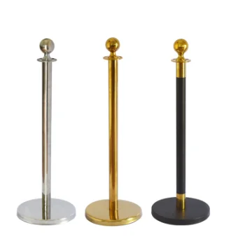 Direct Sale Hotel Amenities Stainless Steel Telescopic Isolation Column Rail with Dry Seat Welcome Guests