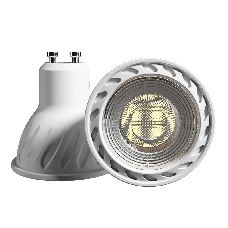 5w 7w mr16 mr11 50mm diameter plastic led spot ilight smd 350lm 500lm 2400k-7000k gu10 led bulb