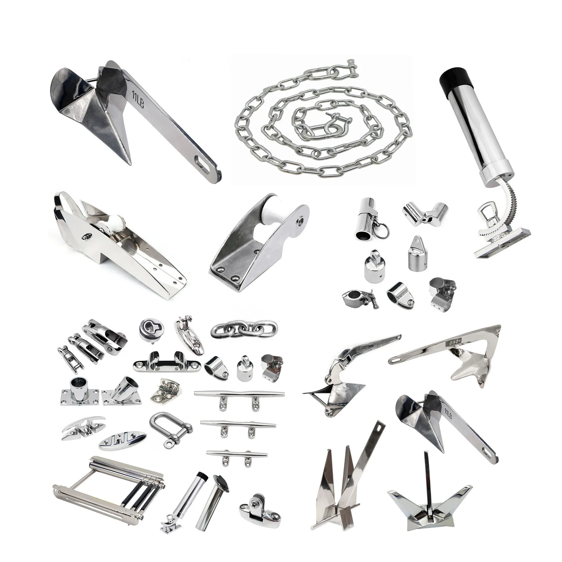 Stainless Steel 316 Bimini Top 90 Degree Deck Hinge with Removable Pin, Marine Boat Hinge Mount Bimini Top Fitting Hardwares