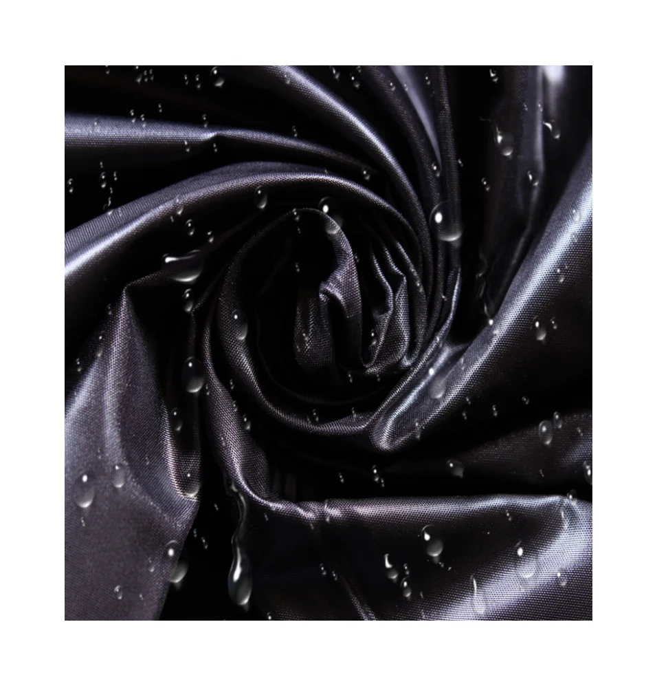 380t 400t 20d Oil Calendering Oil Cire Polished Water Proof Ripstop 100%nylon Taffeta Fabric For Down Jackets