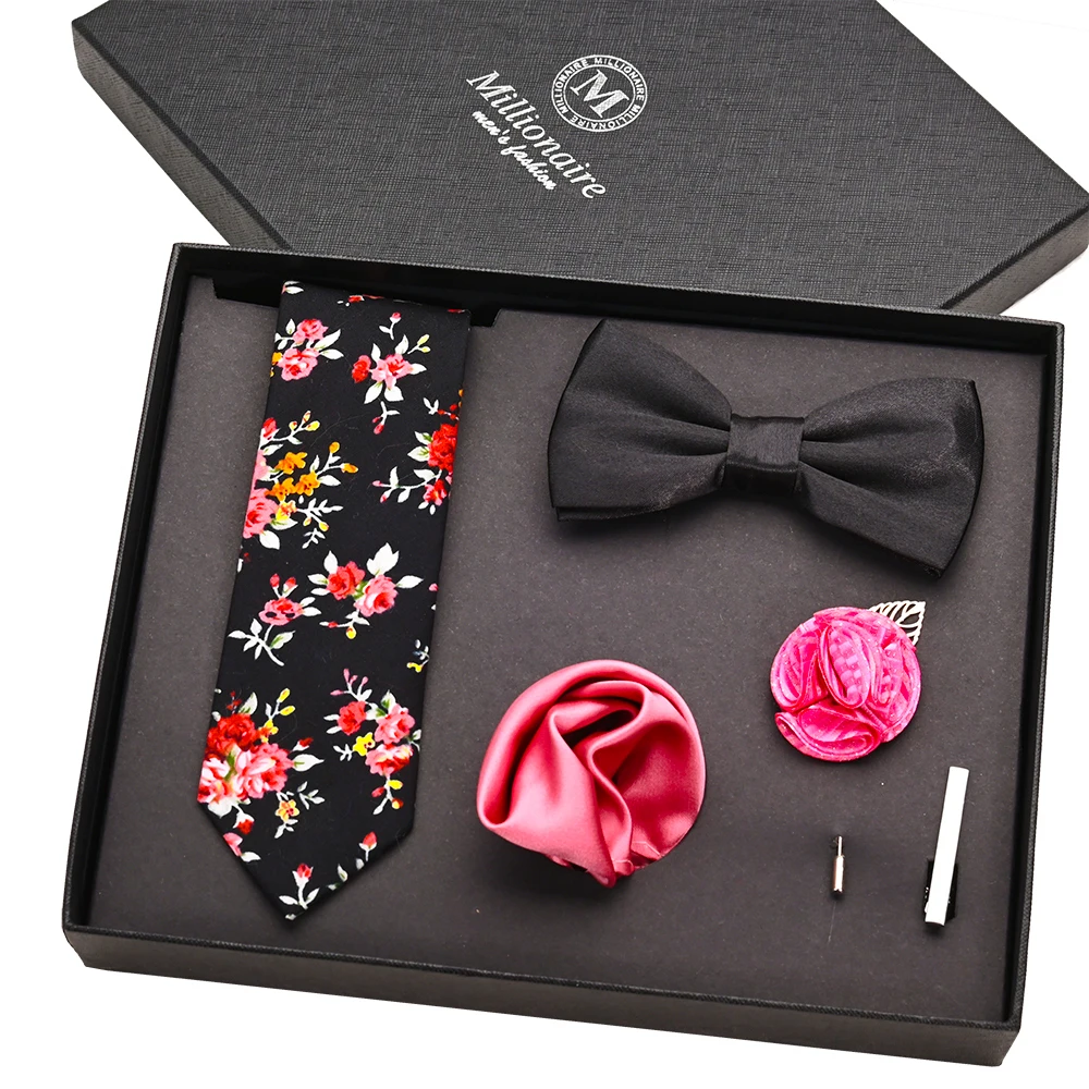 YiLi Фабрика оптовая продажа мужские модные карманные квадраты 5 шт. галстук подарочный